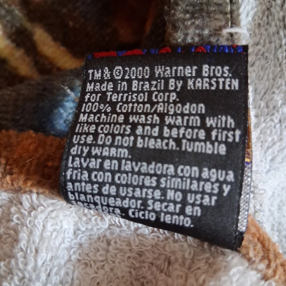 Harry Potter Mirror of Erised Vintage Towel Beach  Warner Brothers 2000